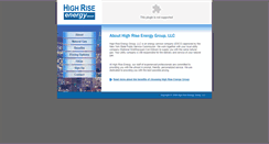 Desktop Screenshot of highriseenergyllc.com