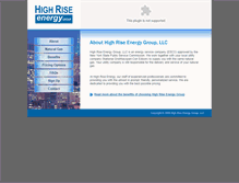 Tablet Screenshot of highriseenergyllc.com